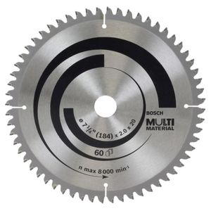 تیغ اره دیسکی بوش مدل مولتی متریال 184mm 60t